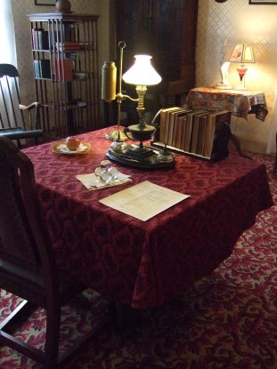 Bronson Alcott’s Desk in His Study